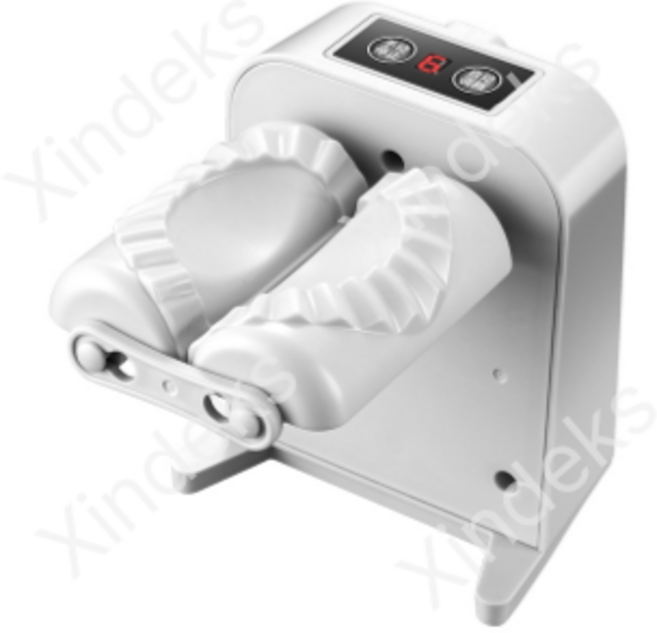 자동만두기계 만두 제조기 전기 충전식 자동 프레스 몰드 가정용 주방 만두피, 1세트, 자동화이트