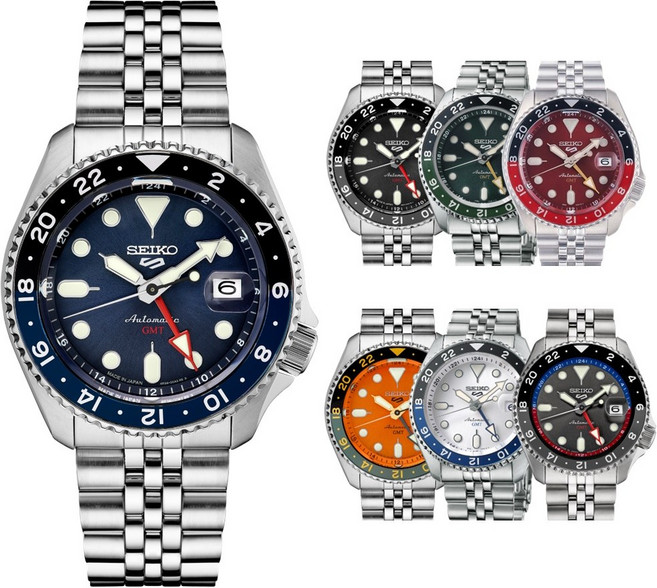 [CLOEVER] 세이코 SEIKO 5 스포츠 GMT 오토매틱 메탈시계 SSK00 series [정품 A/S 보증]