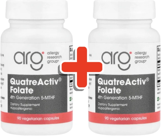 ARG QuatreActiv 엽산 5-MTHF 90캡슐 2개, 90정 - 쿠팡