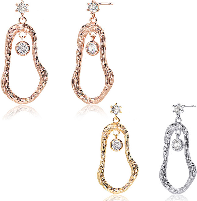 14K 카르데 드롭 귀걸이 EA3096