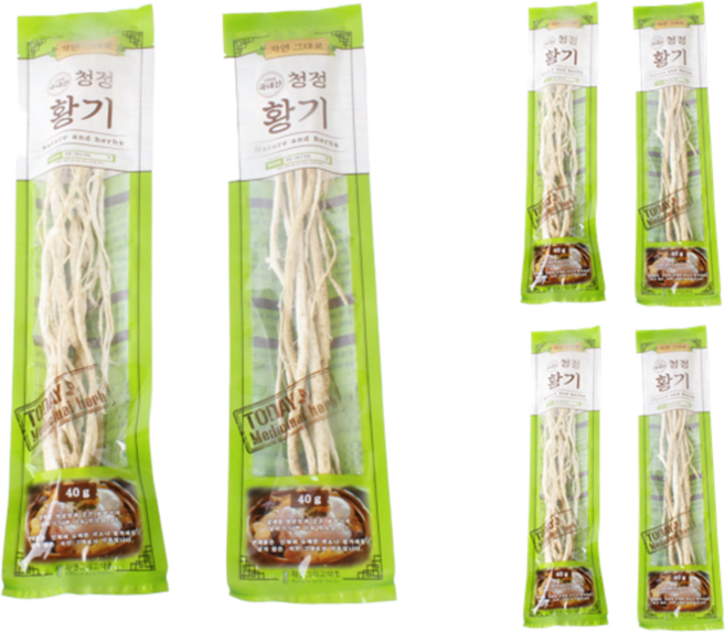 국산제천 자연앤황기 40g 백숙 삼계탕재료, 6개