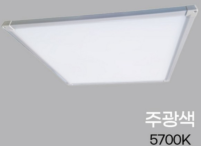 디에프 LED평판 엣지 540 x 40W KS 거실조명, 1개, 주광색