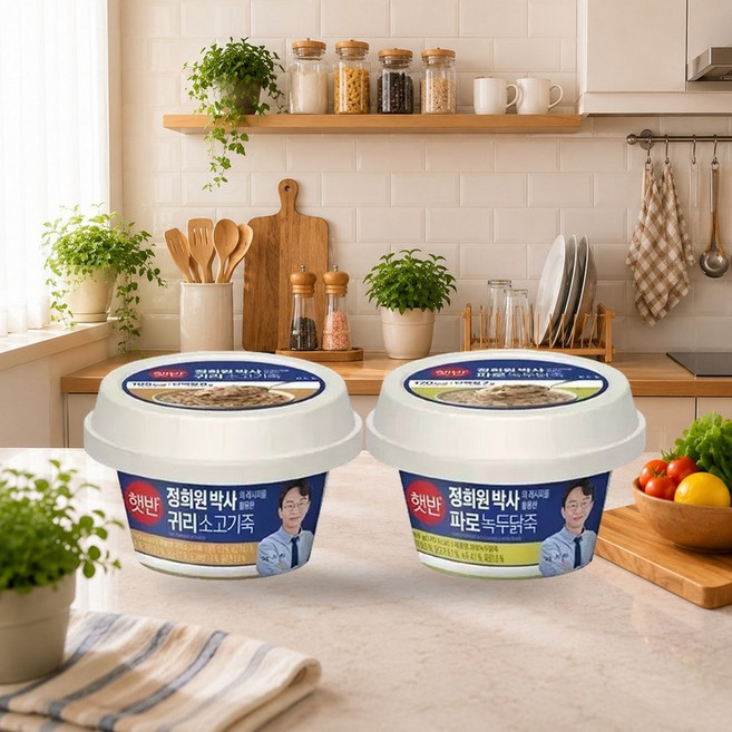 CJ 햇반 라이스플랜 용기죽혼합3(파로녹두닭265g4개 귀리소고기265g4개), 4개, 265g
