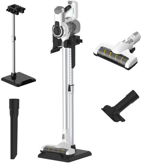 다온 무선 차이슨 진공 원룸 소형 화이트 저소음 거실 가정용 청소기 POWERFULL K9, 혼합색상, 파워풀 K9