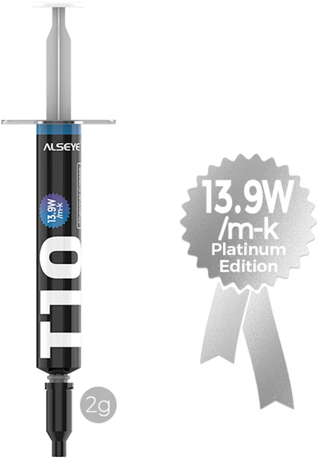 알스아이 ALSEYE T9+ Platium (2g) 써멀 컴파운드 구리스, 1개 - 쿠팡
