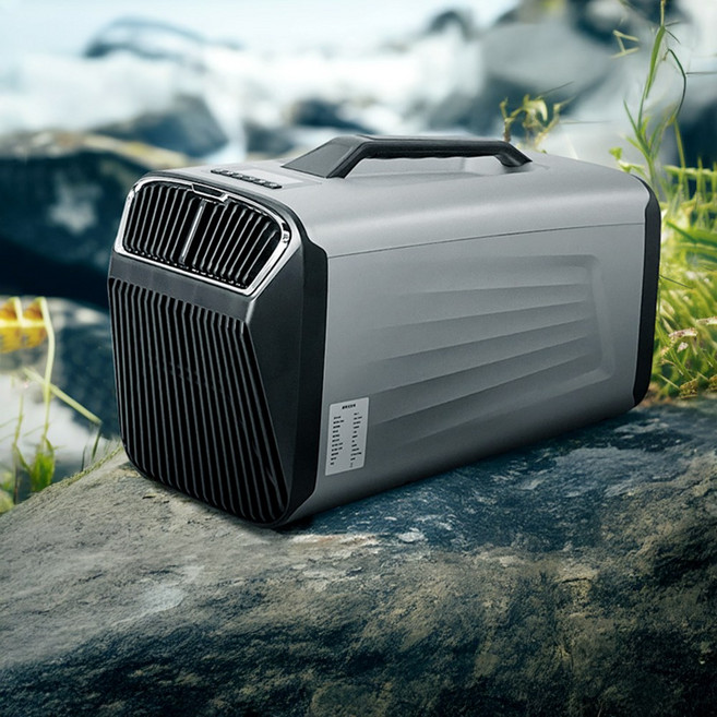 ZWMI 실외기없는 미니에어컨 캠핑에어컨 휴대용에어컨, 실버