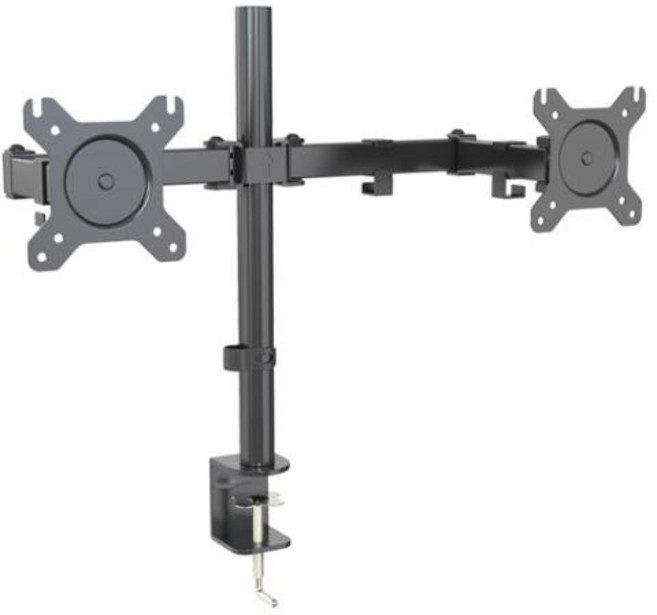 (NEXI) 클램프형 듀얼 모니터암 넥시 관절형 거치대 NX-D34 (NX1331) (13~27형), 1개