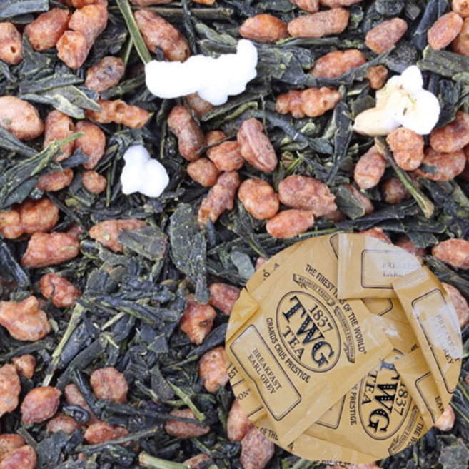 싱가폴홍차 Genmaicha 겐마이차 (TWG 티백 50티백), 50개입, 2.5g