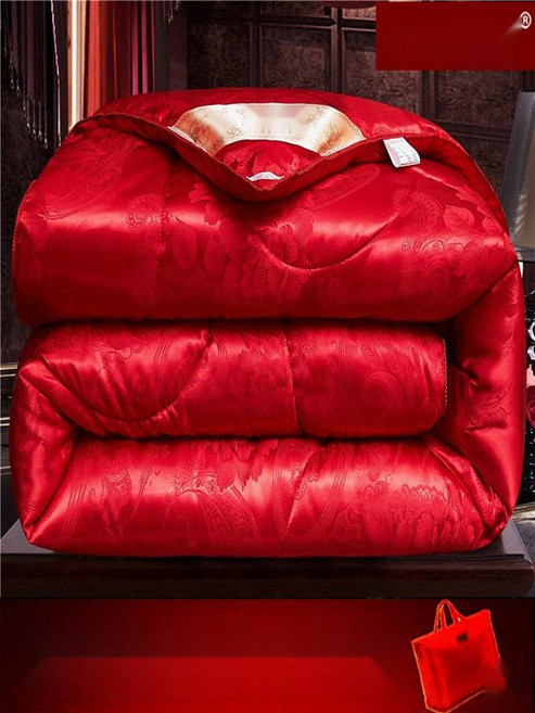 결혼 예단이불 신혼집 꾸미기 레드 혼수이불