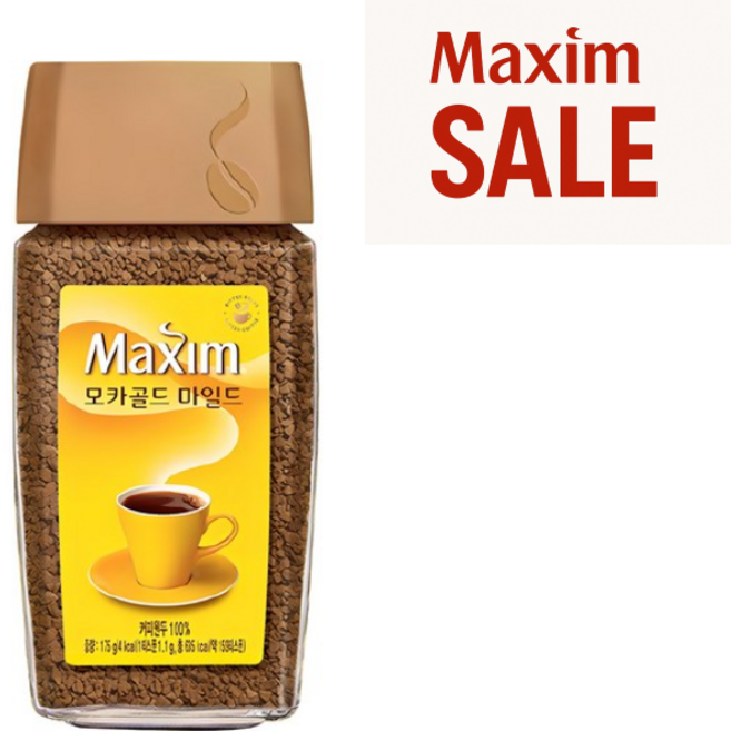 맥심 모카골드 마일드 커피, 175g, 1개입, 6개