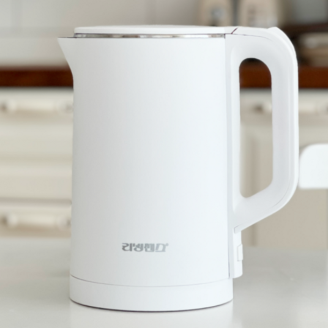 올스텐 전기 커피포트 무선 주전자 대용량 2L, WHiTE 2L