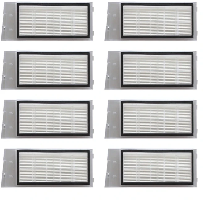 Xiaomi 스마트 홈 ROIDMI EVE Plus 로봇 진공 청소기 예비 부품 교체 HEPA 필터 액세서리 용, 기타, 01 8pcs