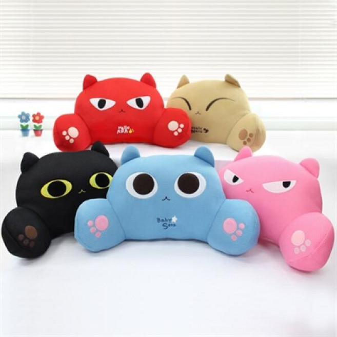 아트박스/애니나라 헬로캣 에어매쉬 허리쿠션(s), 아라(레드)