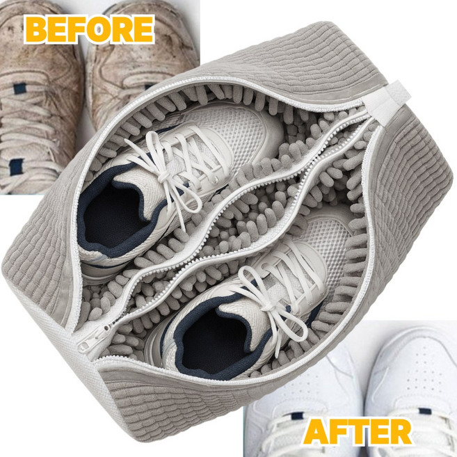 에센토 4세대 분리형 운동화 세탁망 대형, 1개, 그레이