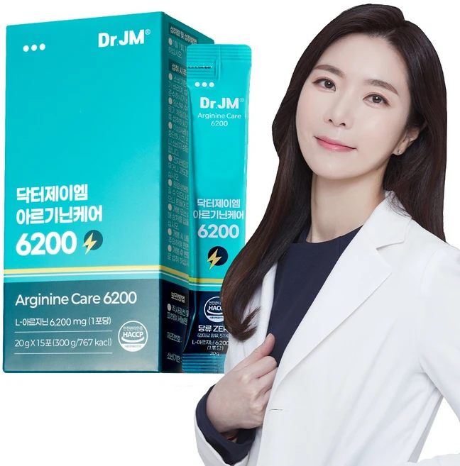 닥터제이엠 아르기닌 케어 6200 고함량 시트룰린 아연 활력 에너지, 1개, 300g - 쿠팡