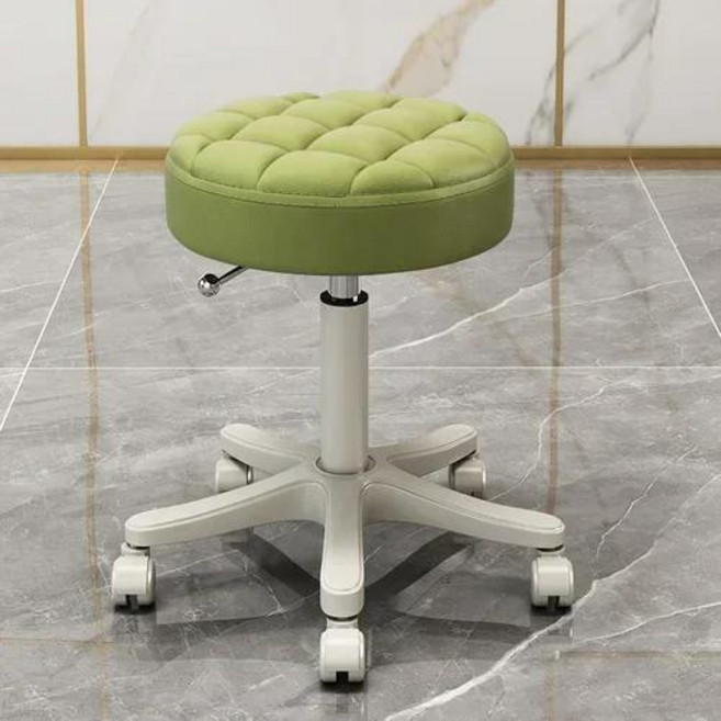 살롱 엘리트 메이크업 아티스트 왕좌 부드러운 글라이딩 도르래 리프트 스툴 시크한 헤어 및 네일 바 필수 상승 뷰티 스테이션, 15) V15, 1개