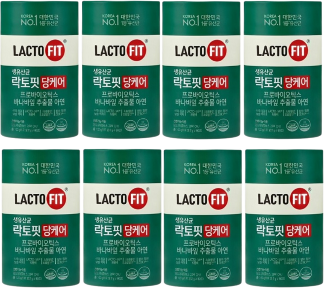 종근당건강 락토핏 당케어 60포x8개, 8개