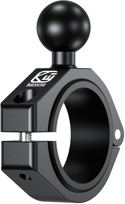 라이더굿즈 KEWIG 램마운트 호환 고프로 핸드폰 굵은 오버사이즈 핸들바 볼마운트 거치대 할리, 1개