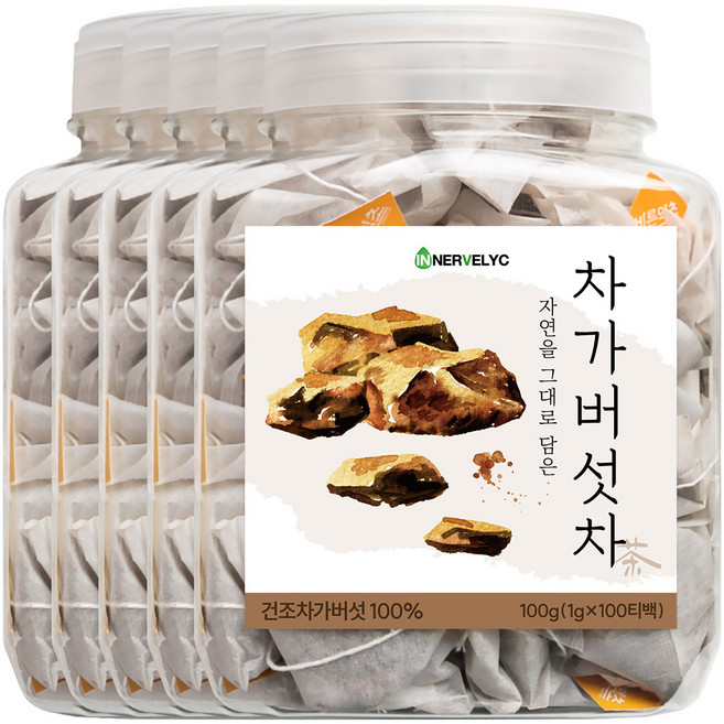 이너블릭 차가버섯차 1500만 티백 판매 돌파 PLA 친환경 필터, 5개, 1g