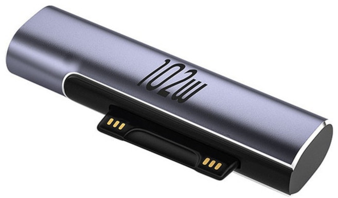 102W USB C PD 충전 플매트 카펫 러그 변환기 Microsoft Surface Pro 3 4 5 6 7 8 Go for Book 1 2, 1개