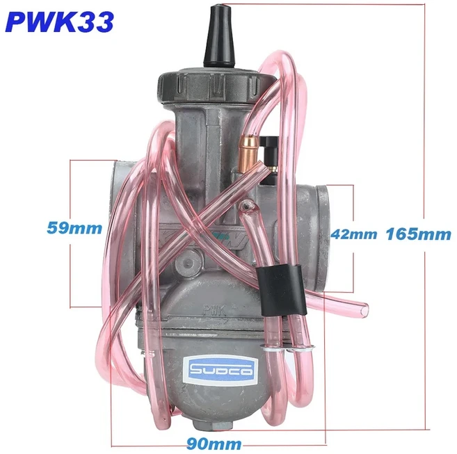 오토바이 PWK 기화기 레이싱 카브 범용 2T 엔진 더트 모토크로스 스쿠터 ATV 쿼드 33mm, 10 PWK33 A