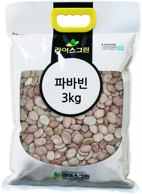 라이스그린 파바빈 3kg 생콩 잠두콩 자이언트파바빈콩 호주산, 1개