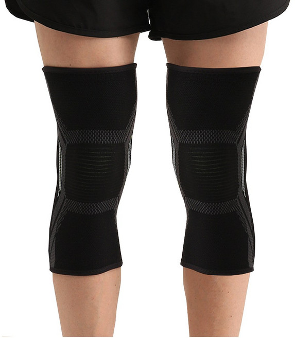 모먼트 고탄력 무릎 보호대 스포츠 아대 밴드 2P, 1세트