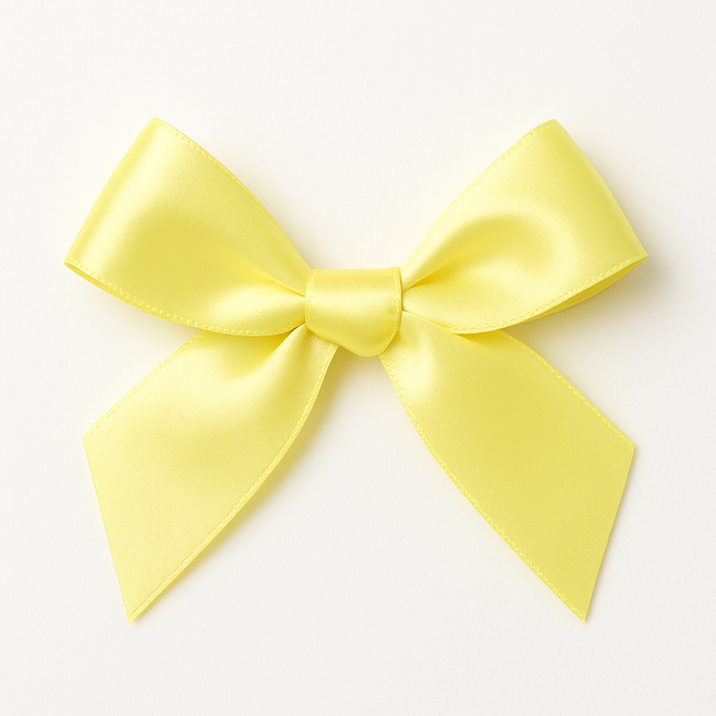 잇츠K 선물포장 완성리본 / 답례품 상자 쿠키박스 데코 리본 장식, 100개, 슈크림