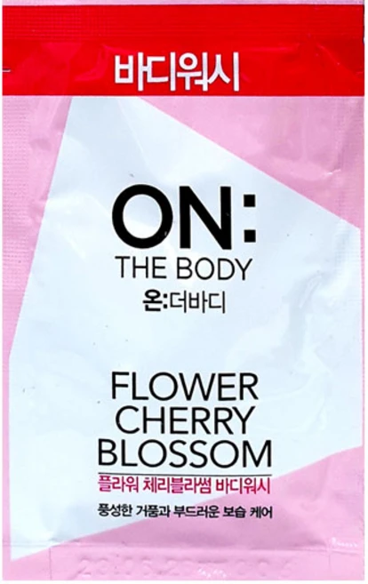 온더바디 플라워 체리블라썸 바디워시 바디클렌저, 30개, 8ml - 쿠팡