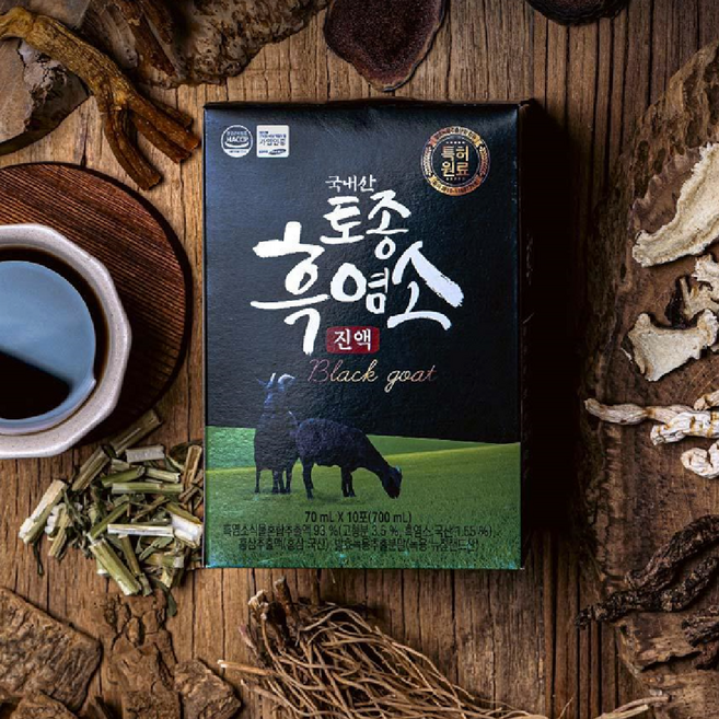 국내산 토종 흑염소 진액 이앤비쇼핑, 90개, 70ml