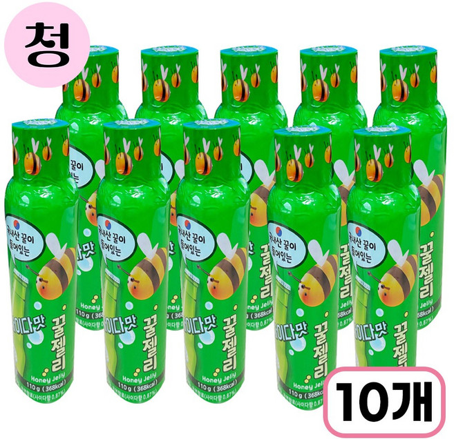 (무)꿀젤리 사이다맛110g, 110g, 10개