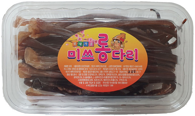 건어물파티 장족 미쓰 롱다리 오징어다리 문어다리, 1개, 180g