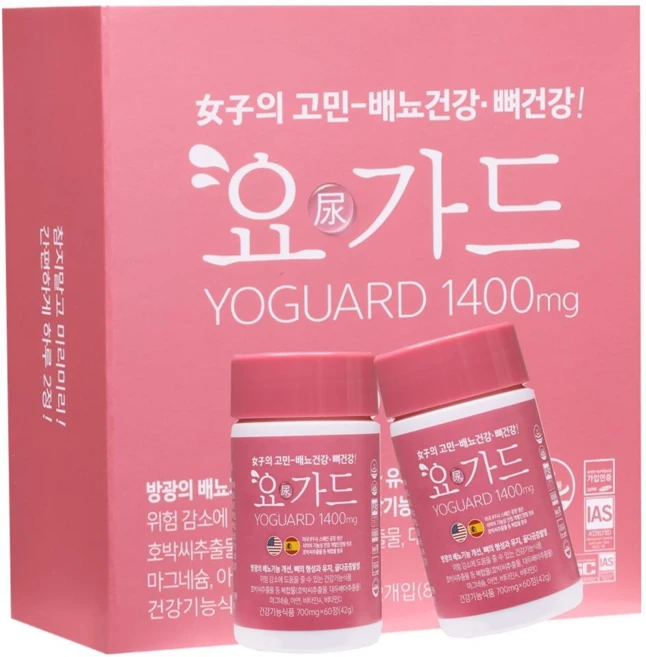 [KLEVASHARP-MJ] 박원숙의 뉴 요가드 방광 배뇨기능, 2개, 30회분 - 쿠팡
