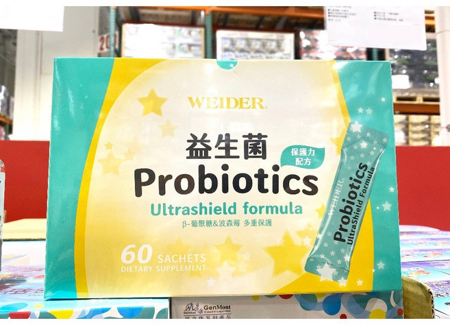 WEIDER 益生菌 Ultrashield 配方 60包, 1個, 60 SACHETS
