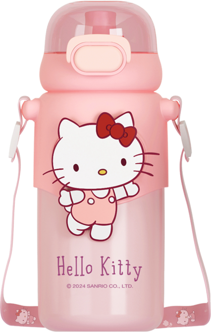 크로스 보더 원터치 텀블러 460ml, 460ml 헬로키티, 1개