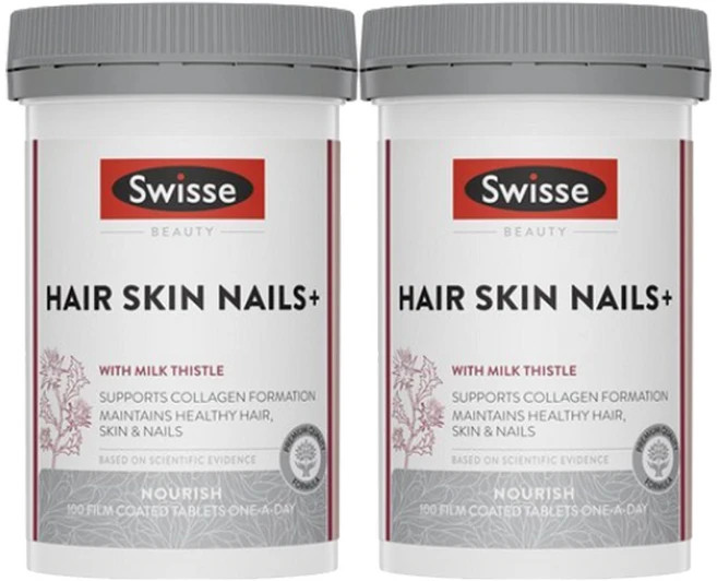 호주산 Swisse 스위스 Ultiboost Hair Skin Nails+ 100 Tablets, 2개, 100정 - 쿠팡