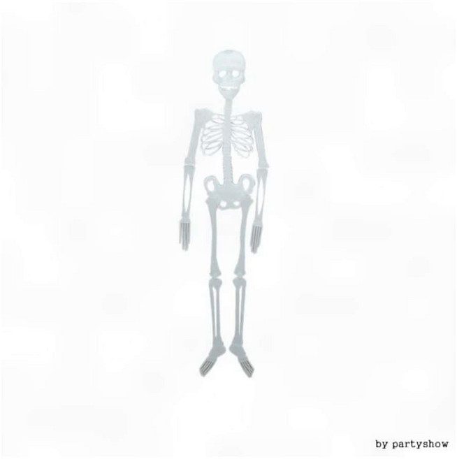 야광 해골 전신 피규어 소형 파티 공포 연출 장식물 할로윈 데코, 1개, 상세페이지 참조