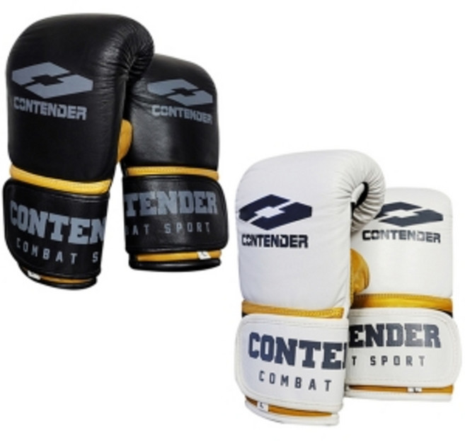 컨텐더 CP-135 천연가죽 아레스 복싱백글러브, 1개, 검정