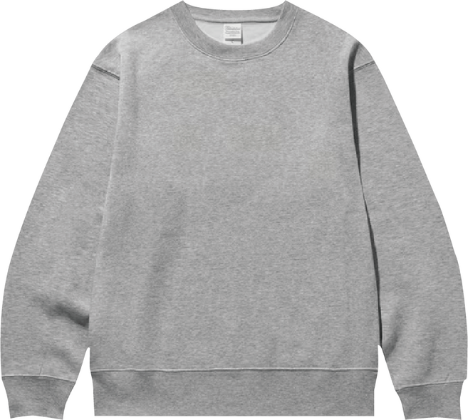 오버핏 기모 맨투맨