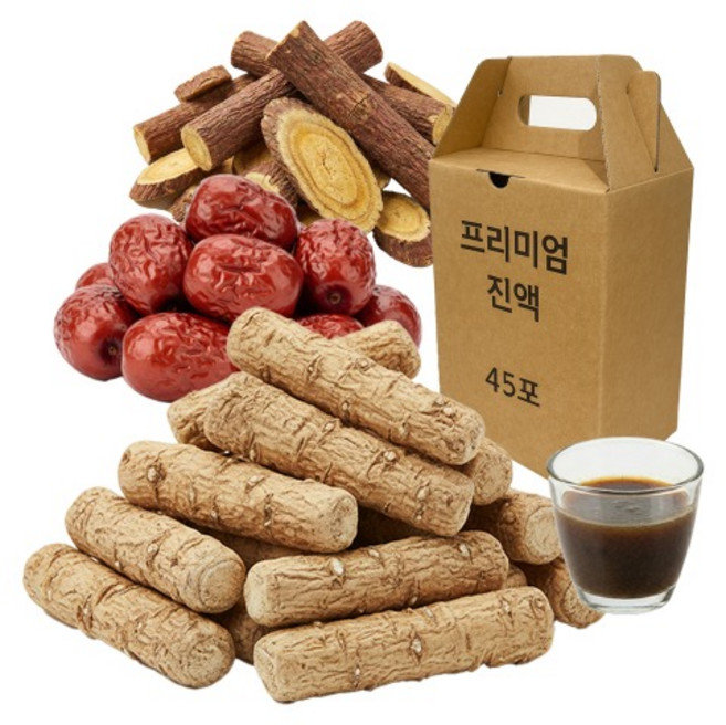 더덕 진액 엑기스 국산 원료 100% 선물세트, 45개, 110ml