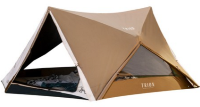 카즈미 트리온 텐트, BROWN (브라운), 2~3인용
