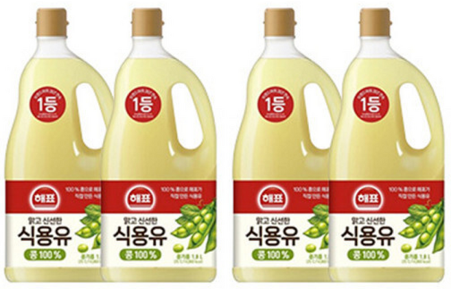 사조 해표 식용유, 1.8L