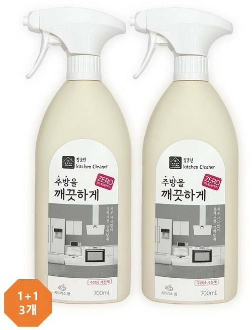 킵클린 주방을 깨끗하게 청소세제, 6개, 700ml