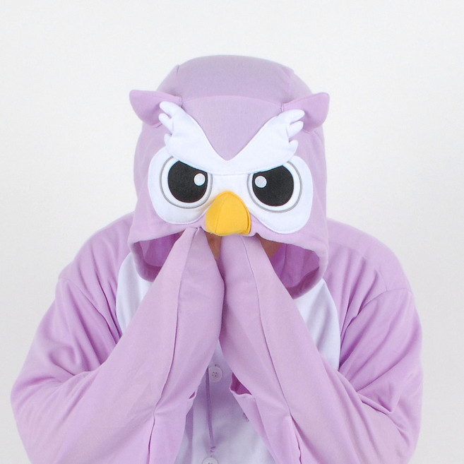 사계절 동물잠옷 부엉이 (퍼플)