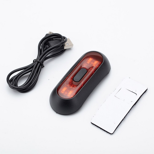 LED 헬멧 디스플레이 오토바이 헬멧 후미등 헬멧 경고등 모토 액세서리, 01 Black