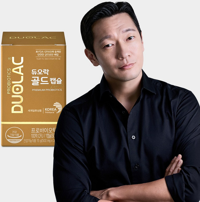 듀오락 골드캡슐 유산균 프로바이오틱스 장건강케어 신바이오틱스 30캡슐 1박스 1개월분, 30정, 1개