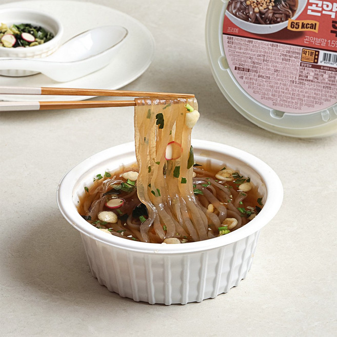 [다신샵] 바로먹는 발효곤약 저당 곤약이면 우동 / 저칼로리 우동, 10개, 320g