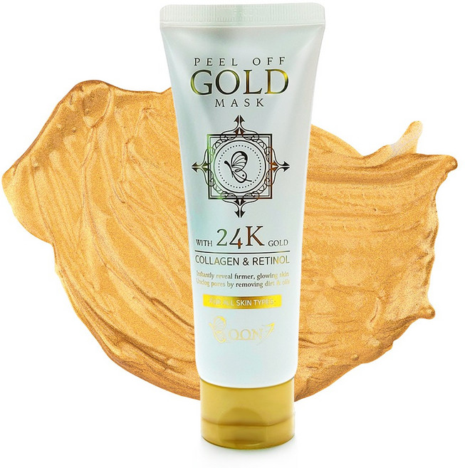 피지 제거 얼굴 모공 청소 블랙헤드 분칠 골드 필오프팩 피부결개선 모공축소 피부광채 모공 노폐물 각질 제거 피부탄력 모공팩, 1개입, 1개