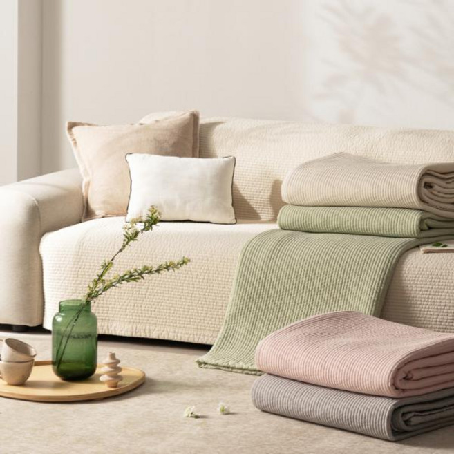 보몽드30수광목스프레드2장 SK 보몽드 광목 순면 줄누비 스프레드 1+1세트 프리미엄급 순면광목