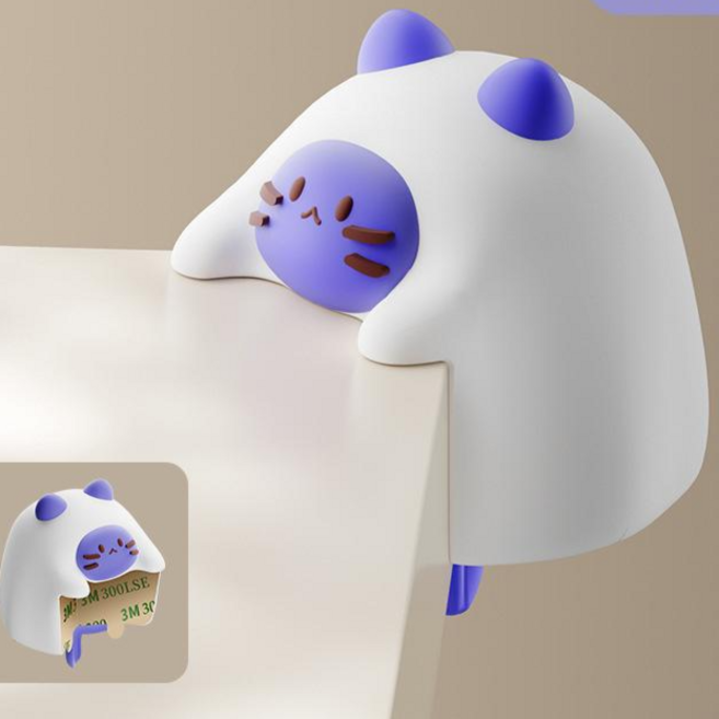 앤유 안전 아기 테이블 콕방지 캐릭터 모서리 보호대 보호가드 4p, 고양이 4p